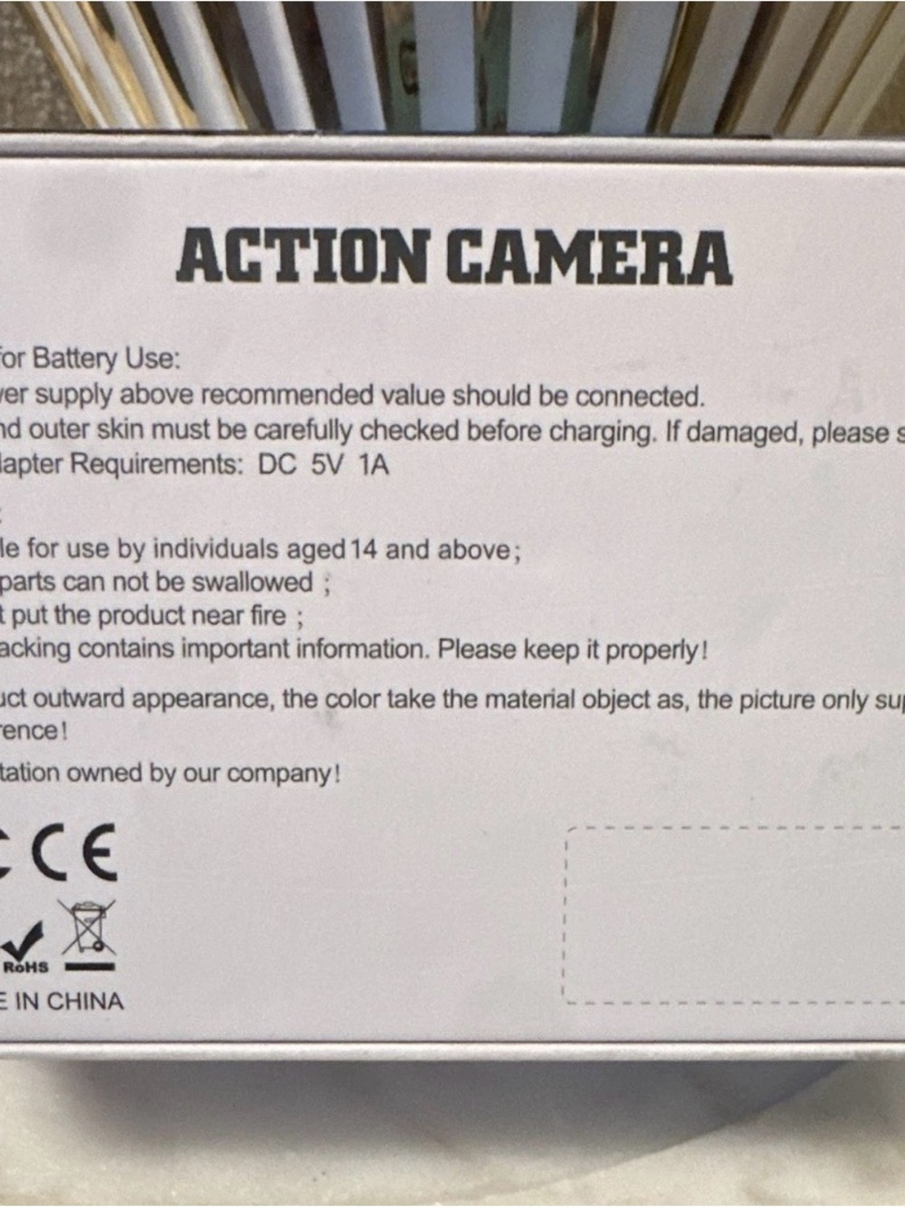 Pink Mini Action Camera - Picture 8 of 9